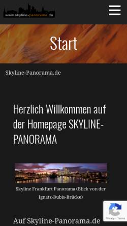 Vorschau der mobilen Webseite www.skyline-panorama.de, Skyline-Panorama Hamburg