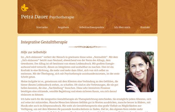 Vorschau von www.psychotherapie-dauer.at, Petra Dauer