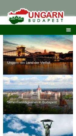 Vorschau der mobilen Webseite www.ungarn-budapest.de, Ungarn-Budapest