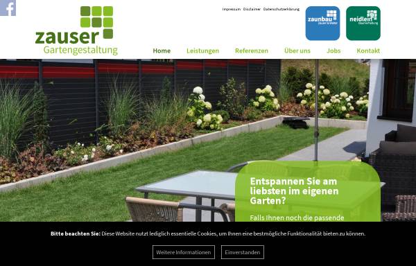 Vorschau von www.gartengestaltung-zauser.de, Gartengestaltung Zauser, Dennis Zauser