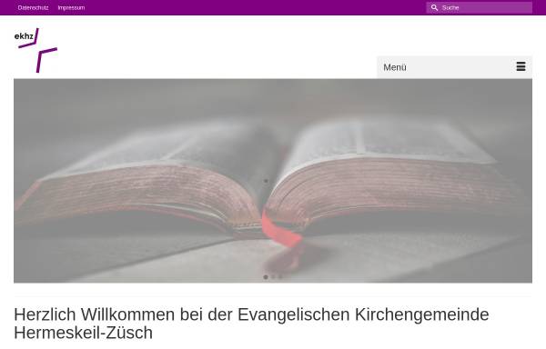 Vorschau von www.ekhz.de, Evangelische Kirchengemeinde Hermeskeil-Züsch