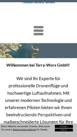 Vorschau der mobilen Webseite www.shop-terrarium.de, Terra-Worx Terraristik GmbH