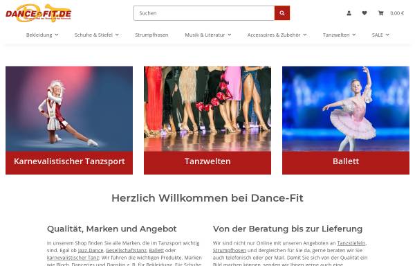 Vorschau von www.dance-fit.de, Dance Fit