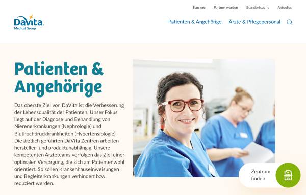 Vorschau von www.davita.de, Davita - Medizinische Produkte GmbH & Co. KG