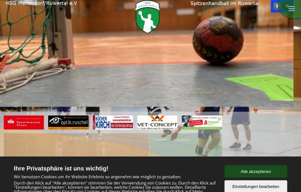 Vorschau von handball-ruwertal.de, HSG Mertesdorf/Ruwertal