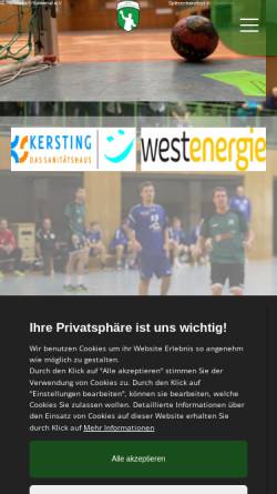 Vorschau der mobilen Webseite handball-ruwertal.de, HSG Mertesdorf/Ruwertal