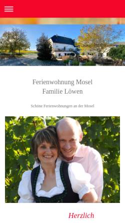 Vorschau der mobilen Webseite www.matthias-loewen.de, Weingut Edmund Löwen