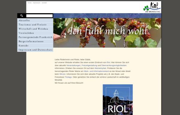 Vorschau von www.riol.de, Riol im Moseltal