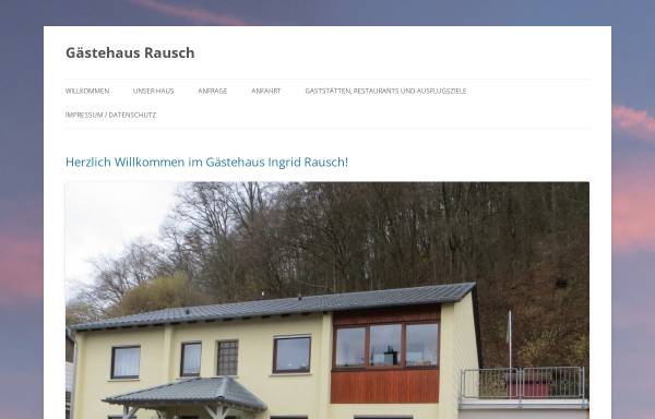 Vorschau von www.gaestehaus-rausch.de, Gästehaus Ingrid Rausch