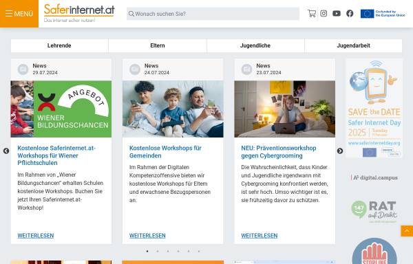 Vorschau von www.saferinternet.at, Saferinternet.at