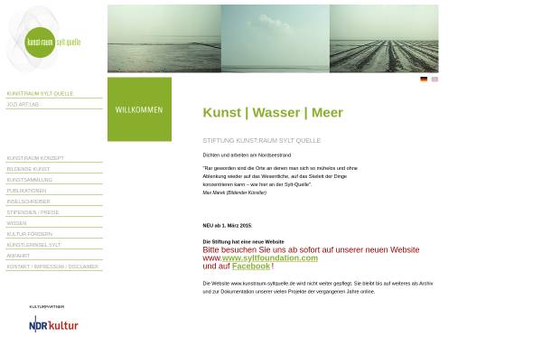 Vorschau von www.krsq.de, Kunstraum Syltquelle