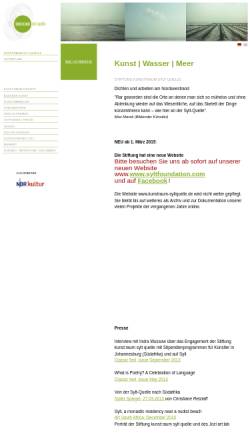 Vorschau der mobilen Webseite www.krsq.de, Kunstraum Syltquelle