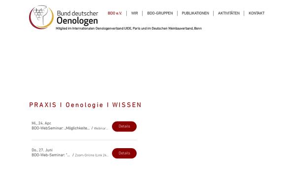 Vorschau von www.deutsche-oenologen.de, Bund Deutscher Oenologen e.V.