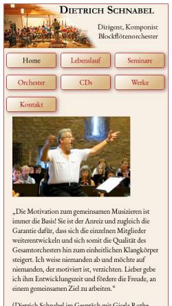 Vorschau der mobilen Webseite www.dietrich-schnabel.de, Schnabel, Dietrich