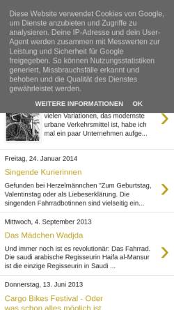 Vorschau der mobilen Webseite onlinekuriere.blogspot.de, Onlinekuriere.de