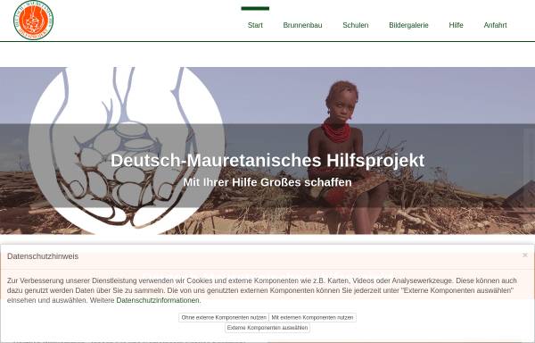 Vorschau von www.mauretanien-hilfe.de, Deutsch-Mauretanisches-Hilfsprojekt e.V.