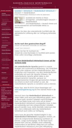 Vorschau der mobilen Webseite www.quickdict.de, Quickdict.de