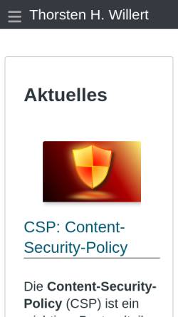 Vorschau der mobilen Webseite www.thorsten-willert.de, Thorsten Willert