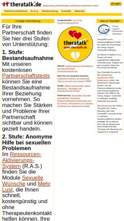 Theratalk Eheberatung und Partnerschaftstest