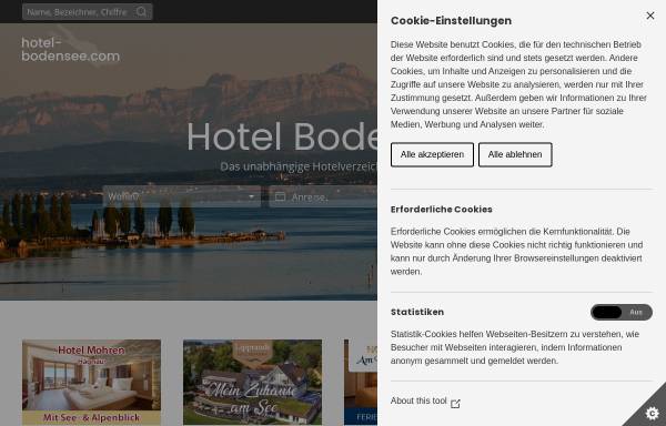 Vorschau von www.hotel-bodensee.com, Hotel Bodensee