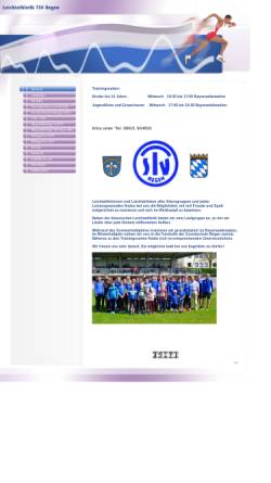 Vorschau der mobilen Webseite tsvregen-leichtathletik.de, TSV Regen - Sparte Leichtathletik