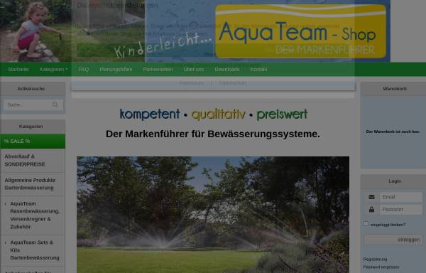 Vorschau von aquateam-shop.de, AquaTeam GmbH
