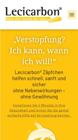 Vorschau der mobilen Webseite lecicarbon.de, Lecicarbon