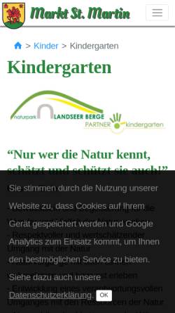 Vorschau der mobilen Webseite marktstmartin.at, PEN Privatschule für Energetische Naturpraktiken e.U