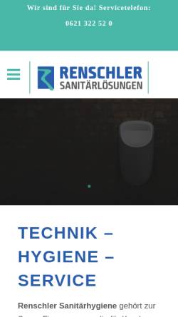 Vorschau der mobilen Webseite www.august-renschler.de, August Renschler GmbH & Co