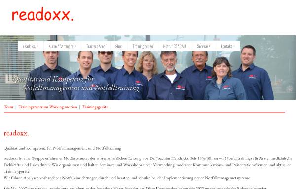 Vorschau von www.readoxx.de, Readoxx GmbH
