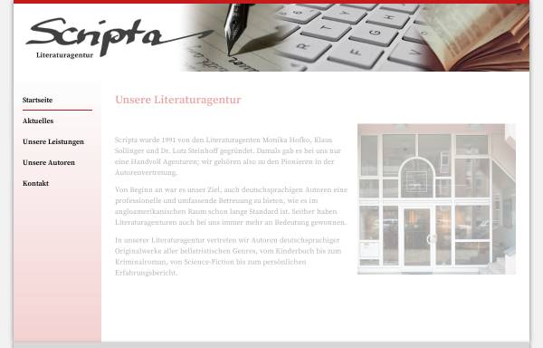 Vorschau von www.scripta-literaturstudio.de, Scripta Literatur-Studio