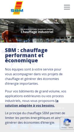 Vorschau der mobilen Webseite www.sbm.fr, SBM S.A.