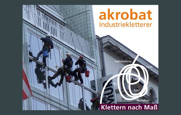 Vorschau von www.akrobat.biz, Akrobat Industriekletterer, Inh. Sven Schmidt