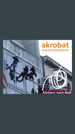 Vorschau der mobilen Webseite www.akrobat.biz, Akrobat Industriekletterer, Inh. Sven Schmidt
