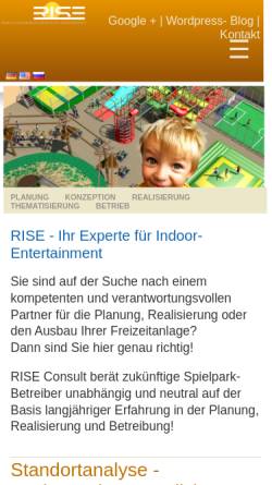 Vorschau der mobilen Webseite www.playground-consult.de, Spielpark Minden GmbH - Playground-Consult