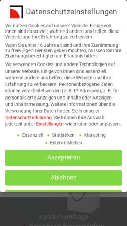 Vorschau der mobilen Webseite www.roters-metall.de, Roters Metall & Edelstahl GmbH