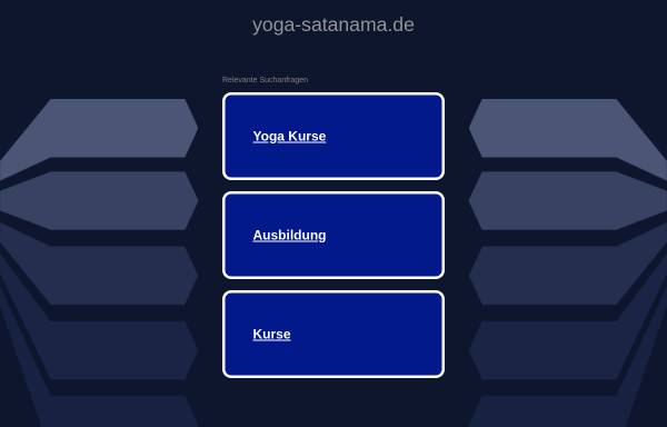 Vorschau von www.yoga-satanama.de, Mantra Yoga in Frankfurt-Sachsenhausen