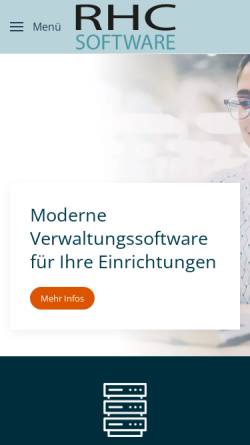 Vorschau der mobilen Webseite www.rhc-software.de, RHC Software