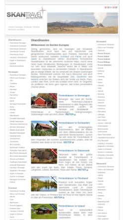 Vorschau der mobilen Webseite www.skantravel.de, Skan Travel