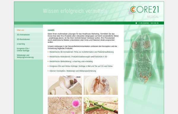 Vorschau von www.core21.de, Core21 GmbH