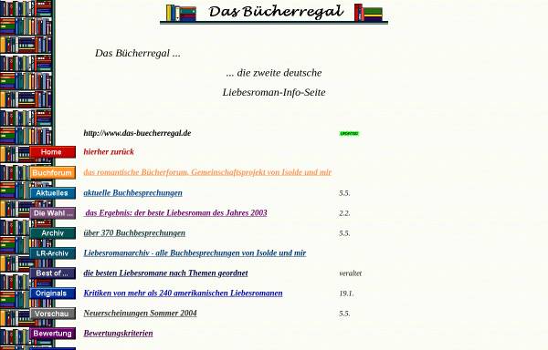 Vorschau von www.fen-net.de, Das-Bücherregal.de