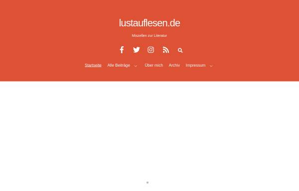 Vorschau von www.lustauflesen.de, Lust auf Lesen