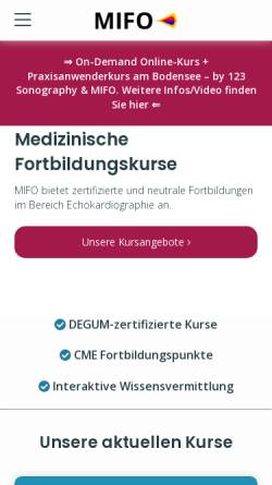Vorschau der mobilen Webseite www.kardiowerkstatt.de, Kardiowerkstatt
