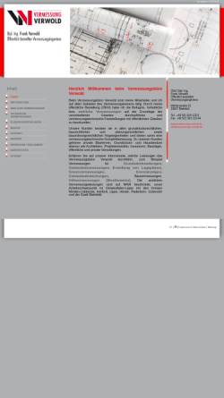 Vorschau der mobilen Webseite www.vermessung-verwold.de, Verwold, Frank