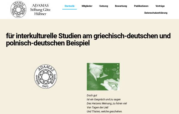 Vorschau von www.stiftung-adamas.de, ADAMAS Stiftung