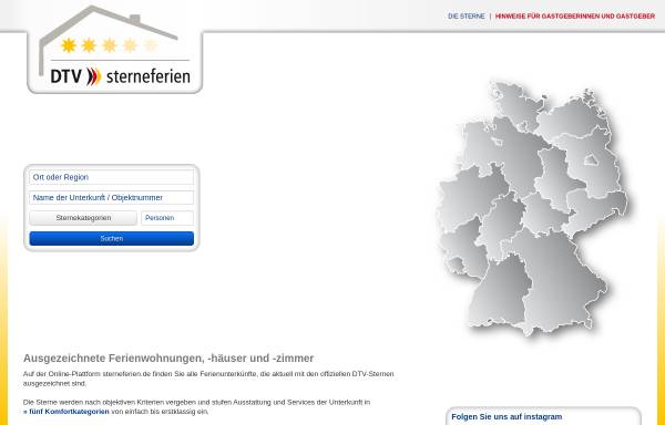 Vorschau von www.sterneferien.de, Sterneferien