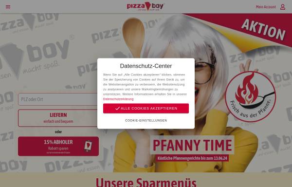 Vorschau von www.pizzaboy.de, Pizzaboy