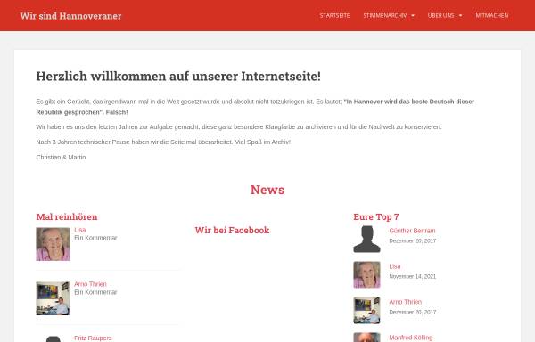 Vorschau von www.wir-sind-hannoveraner.de, Wir sind Hannoveraner