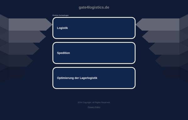 Vorschau von www.gate4logistics.de, Gate4Logistics