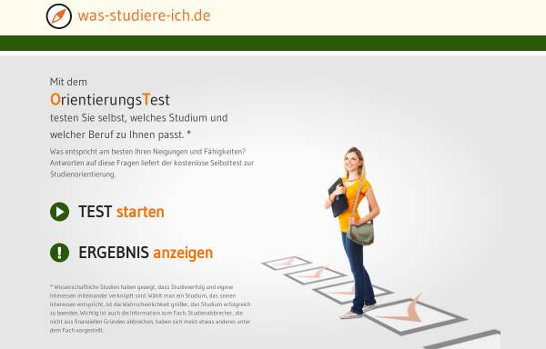 Vorschau von www.studieninfo-bw.de, Studieninformation Baden-Württemberg